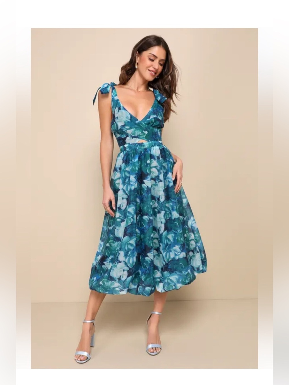 Lulus Dress L Formal Blue